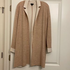 Talbots Beige/Cream Sz Medium sweater coat